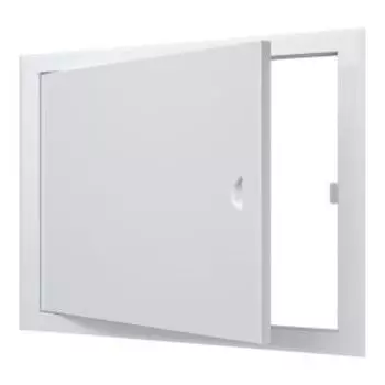 Люк ревизионный EVECS, ЛТМп фланец, 400х400 мм, ручка магнит, окраш. сталь