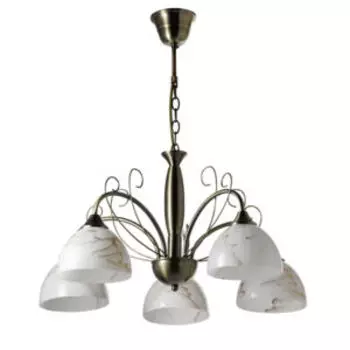 Люстра Ариадна, Е27, 40Вт, стекло, металл