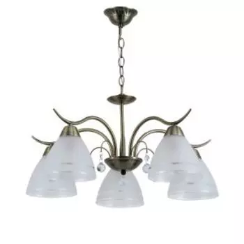 Люстра Ариадна, E27, 60 Вт, бронза