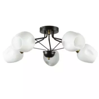 Люстра Arte Lamp Brighton, Е27, 60 Вт, металл/стекло, белый