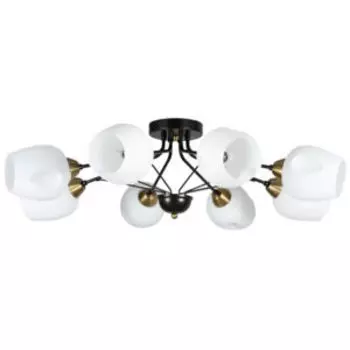 Люстра Arte Lamp Brighton, Е27, 60 Вт, металл/стекло, белый