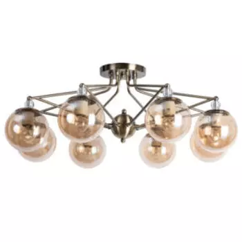 Люстра Arte Lamp Enigma, 40 Вт, Е27, металл/стекло