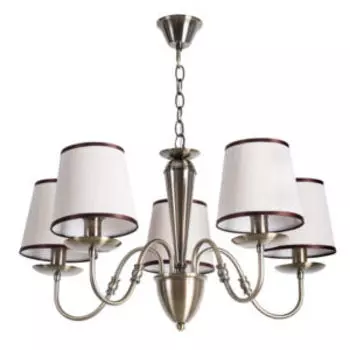 Люстра Arte Lamp Fiona, 40 Вт, Е14, металл/ткань