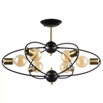 Люстра Arte Lamp Glasgow, Е27, 40 Вт, металл, черный