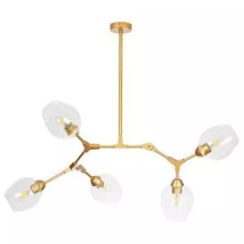 Люстра Arte Lamp Yuka, E27, 60 Вт, металл, золотой