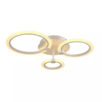 Люстра BSC, LED, 38Вт, 4750Лм, 4500K, металл, белый