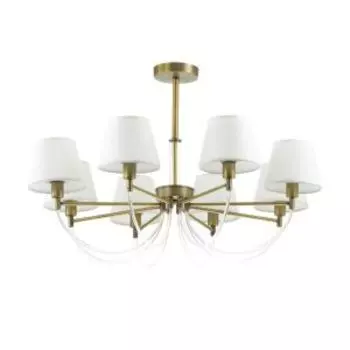 Люстра DAKOTA 8*E14*40Вт бронза, белый