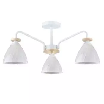 Люстра Дэла, E27, 40 Вт, белая