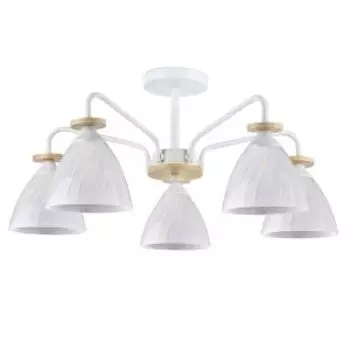 Люстра Дэла, E27, 40 Вт, белая