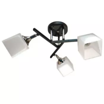 Люстра, Е27, 60 Вт, 230 В, черная