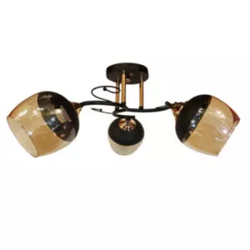 Люстра, Е27, 60 Вт, 230 В, черный