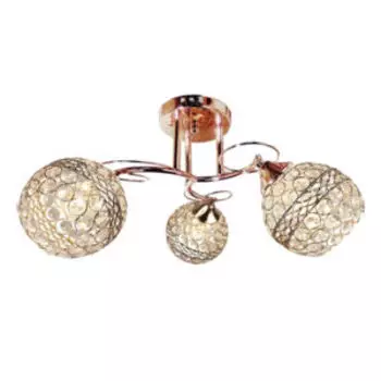 Люстра, Е27, 60 Вт, 230 В, золото