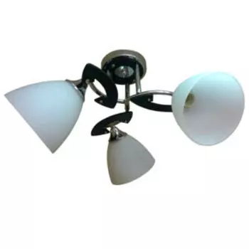 Люстра, Е27, 60Вт, 230В, черный хром