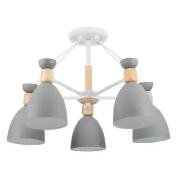 Люстра Freya Delia, Е27, 60 Вт, серый