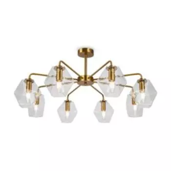 Люстра Freya Dimension, Е14, 60 Вт, латунь