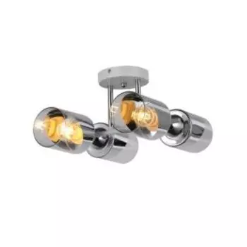 Люстра Freya Dual, E14, 40 Вт, серый