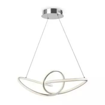 Люстра Freya Jumbo, LED, 44 Вт, 3600 Lm, 4000 К, хром