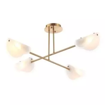 Люстра Freya Mallow, Е14, 40 Вт, медь