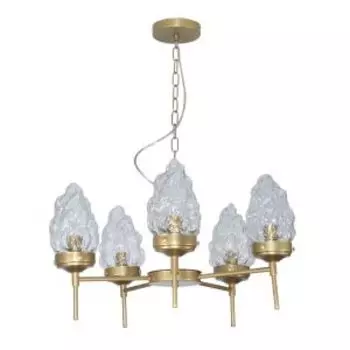 Люстра Элетех Фламенко, Е14, 40 Вт, золото