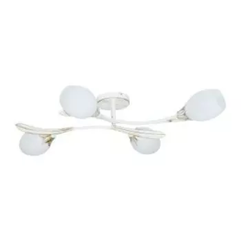 Люстра Элетех Лилу 141, Е14, 60 Вт, белый, золото