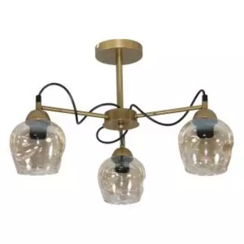 Люстра Элетех Мирра, Е27, 60 Вт, золото