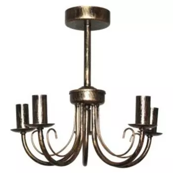 Люстра ЭЛЕТЕХ Рустика, Е27, 60Вт, бронза