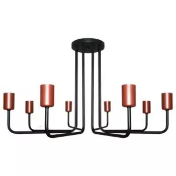 Люстра ЭЛЕТЕХ Сити, Е27, 60Вт, черный медный
