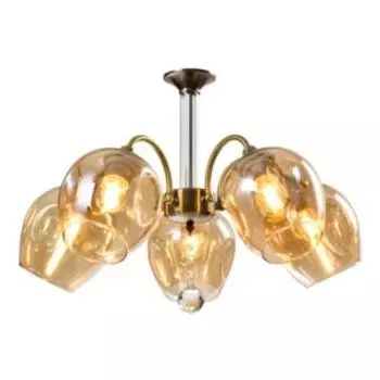 Люстра Joy, E27, 60 Вт, бронза