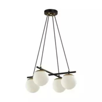 Люстра LUMION Moderni Randi, 15х120х37см, E27, 60Вт, IP20, черный, золото