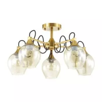 Люстра Megan, Е27, 60Вт, бронза