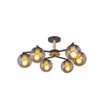 Люстра МО, Е27, 60 Вт, 230В, черный