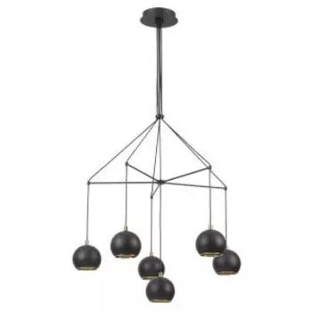 Люстра Neruni, G9, 40Вт, черный