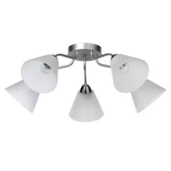 Люстра Нежность, Е27, 60Вт, металл, стекло