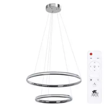Люстра подвесная Arte Lamp Meridiana, LED, 70Вт, металл, хром