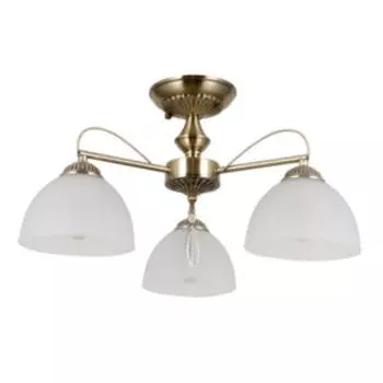 Люстра потолочная Блеск, Е14, 40 Вт, 50х27х50 см, металл, стекло, бронза