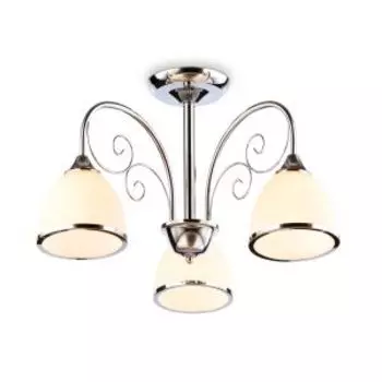 Люстра потолочная TR3181/3, Е27, 40 Вт, 58.5 см, металл, стекло, хром