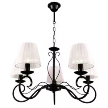 люстра РС20945 BK/5P 5*E14*60Вт