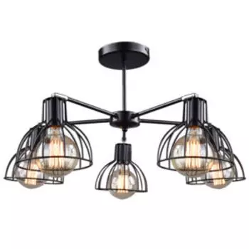 люстра РС21077 BK+CR/5C 5*E27*60Вт