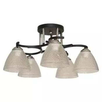 Люстра Символ Света CC011050/5, Е27, 60 Вт, черный