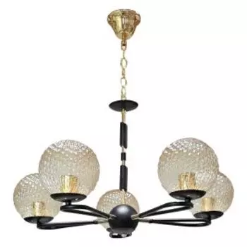 Люстра Символ Света CC05965/5, Е27, 60 Вт, черный