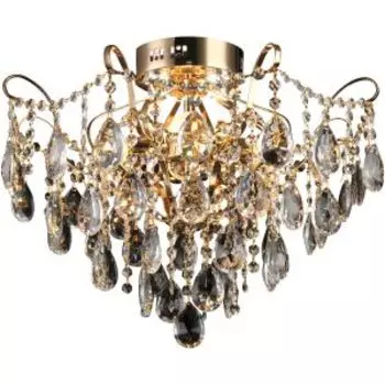 люстра Символ Света CC0603/4+4 4*Е27*60Вт+LED золото