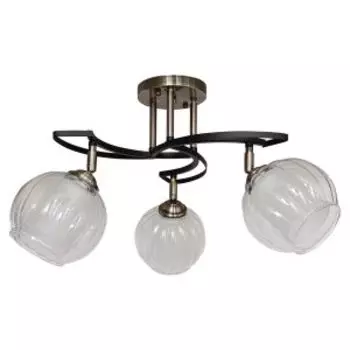 Люстра Символ Света CC06128/3, Е27, 60 Вт, бронза/черный