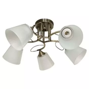 Люстра Символ Света CC10786/5 AB, Е27, 60 Вт, бронза