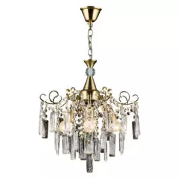 Люстра Символ Света CC2587/4, Е27, 60 Вт, золото, хрусталь