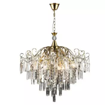 Люстра Символ Света CC2587/6, Е27, 60 Вт, золото, хрусталь