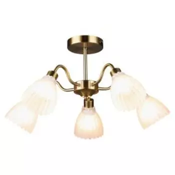 Люстра Символ Света CC6391/5, Е14, 60 Вт, позолоченная бронза