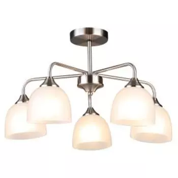 Люстра Символ Света CC6524/5, Е27, 60 Вт, матовый никель