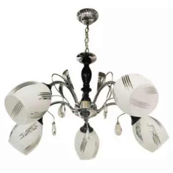 Люстра Символ Света, Е27, 60 Вт, хром