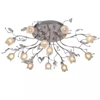 Люстра Символ Света, LED, G4, 3 Вт, хром