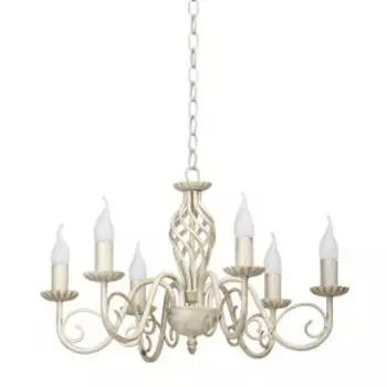 Люстра Vitaluce V1104-3/6, E14, 40 Вт, свечи, бежевый